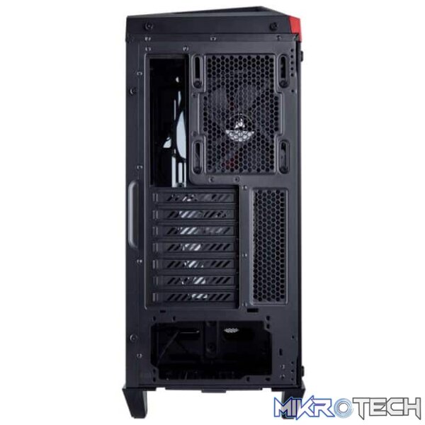 Corsair Carbide series spec Omega Red & Black Windowed ATX PC Chassis - Image 3
